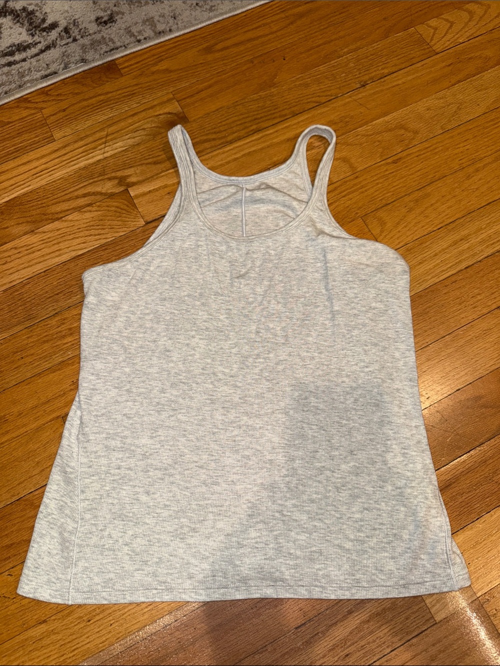 lululemon athletica Light Heather Gray Tank Top